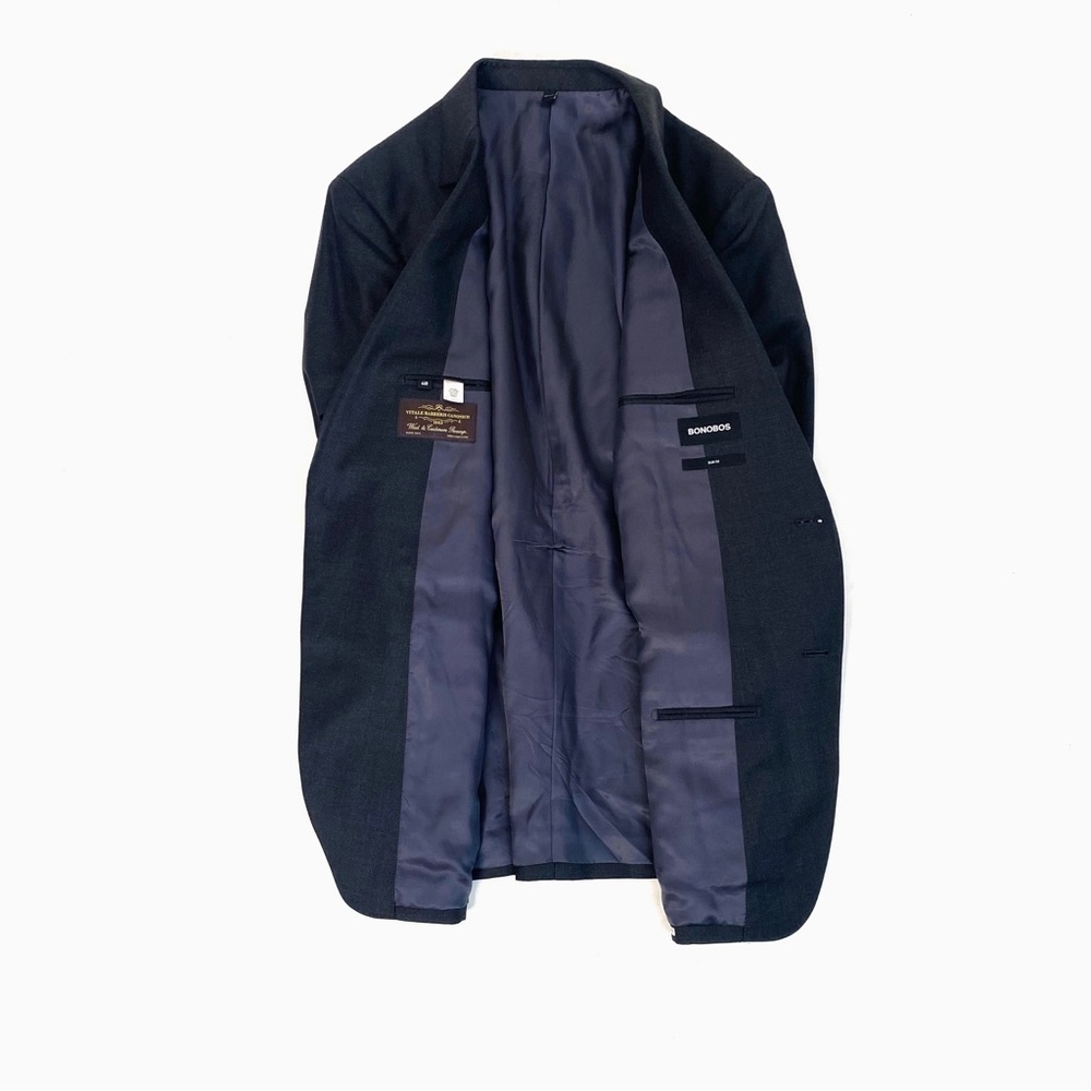 Bonobos Slim Fit Cashmere Grey Sport Jacket | 44 - Picture 5 of 11